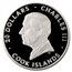 2024 Cook Islands 3 oz Ag Proof Silver Burst Eagle PF-70 NGC (FR)