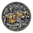 2024 Cook Islands 3 oz Silver Antique Steampunk: Carnival