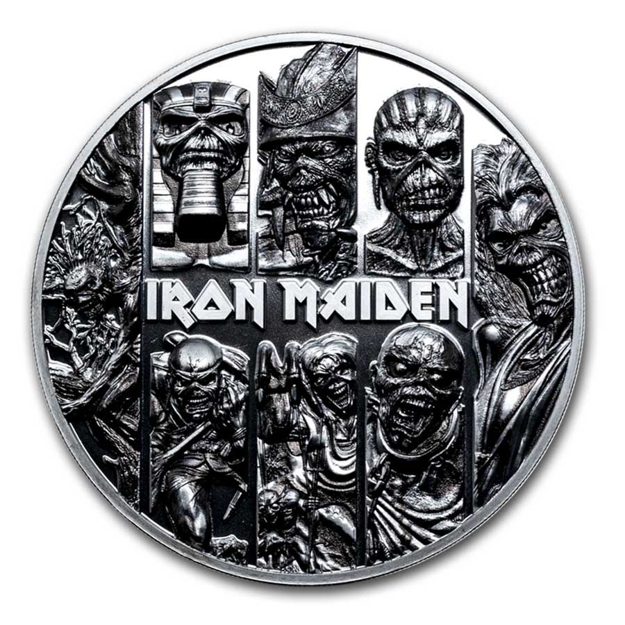 2024 Cook Islands 3 oz Silver Iron Maiden Best of Eddie