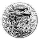 2024 Cook Islands 3 oz Silver Proof Silver Bursts Bald Eagle