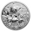 2024 Cook Islands 3 oz Silver Wild West PR-70 PCGS (FDI)