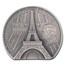 2024 Cook Islands 5 oz Silver Antique Eiffel Tower MS-70 NGC (FR)