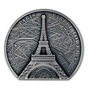 2024 Cook Islands 5 oz Silver Antique Eiffel Tower