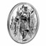 2024 Cook Islands 5 oz Silver Iron Knight (with Box & COA)