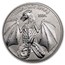2024 Croatia 1 oz Silver Trsat Dragon BU (w/ Box & COA)