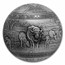 2024 Djibouti 1 kilo Silver Big Five of Africa Buffalo Spherical