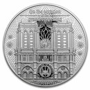 2024 Djibouti 3 oz Silver Notre-Dame de Paris (with Box & COA)