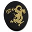 2024 Djibouti 5 oz Silver Dragon Egg 3D Shaped Coin