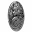 2024 Djibouti 5 oz Silver Dragon Egg 3D Shaped Coin
