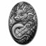 2024 Djibouti 5 oz Silver Dragon Egg 3D Shaped Coin