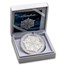 2024 Fiji 1/2 oz Silver Snowflake Coin w/ Crystals, Box & COA
