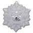 2024 Fiji 1/2 oz Silver Snowflake Coin w/ Crystals, Box & COA