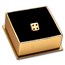 2024 Fiji 1 oz AG Gilded $1 Year of The Dragon Dice Coin Box/COA