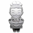 2024 Fiji 10 gram Silver Terracotta Army Chibi Shaped Coin