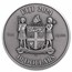 2024 Fiji 3 oz Antique Finish Silver Mandala Art (Jewish)