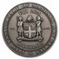 2024 Fiji 5 oz Antique Finish Silver Notre Dame Mandala Art