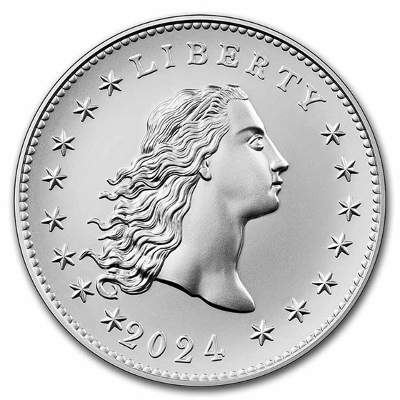 2024 Flowing Hair 230th Anniversary Silver Medal (Box & COA) 2024 Flowing Hair 230th Anniversary Silver Medal (Box & COA)