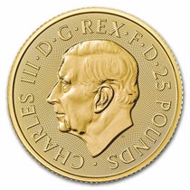 2024 GB 1/4 oz Gold Royal Tudor Beast Seymour Unicorn BU Coin