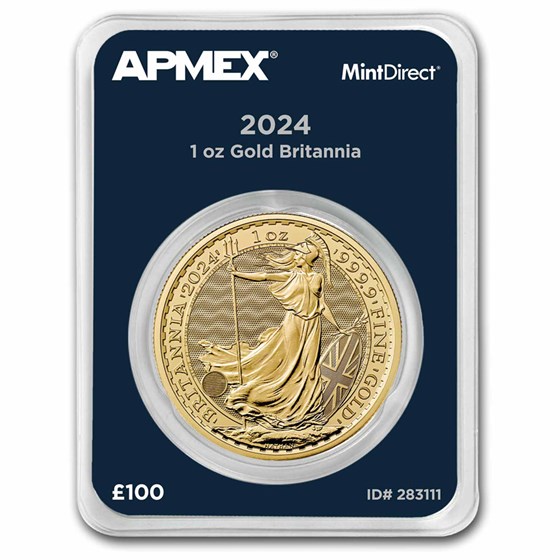 2024 GB 1 oz Gold Britannia MintDirect® Single (King Charles III) 2024 GB 1 oz Gold Britannia MintDirect® Single (King Charles III)