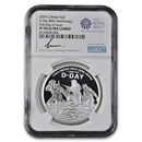 2024 GB 1 oz Silver £2 80th Anniv. D-Day PF-70 NGC FDI (Summers)