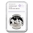 2024 GB 1 oz Silver £2 80th Anniversary D-Day PF-70 UCAM NGC