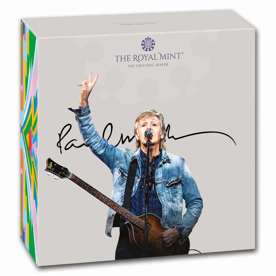 2024 GB 10 oz Silver Colorized Music Legends: Paul McCartney | eBay