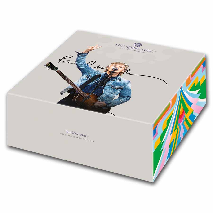 2024 GB 10 oz Silver Colorized Music Legends: Paul McCartney | eBay