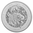 2024 GB 10 oz Silver Royal Tudor Beasts Seymour Unicorn BU Coin