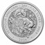 2024 GB 2 oz Silver Royal Tudor Beasts Seymour Unicorn BU Coin