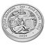 2024 GB 2 oz Silver Royal Tudor Beasts Tudor Dragon BU