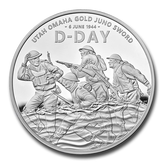 2024 GB Kilo Silver £500 Proof 80th Anniversary D-Day 2024 GB Kilo Silver £500 Proof 80th Anniversary D-Day