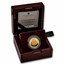 2024 GB Royal Tudor Beasts Tudor Dragon 1/4 oz Gold Prf (Box/COA)