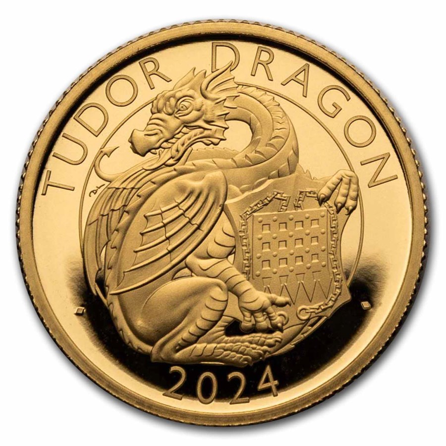 Tudor Beast Gold Dragon 1/4 oz 2024