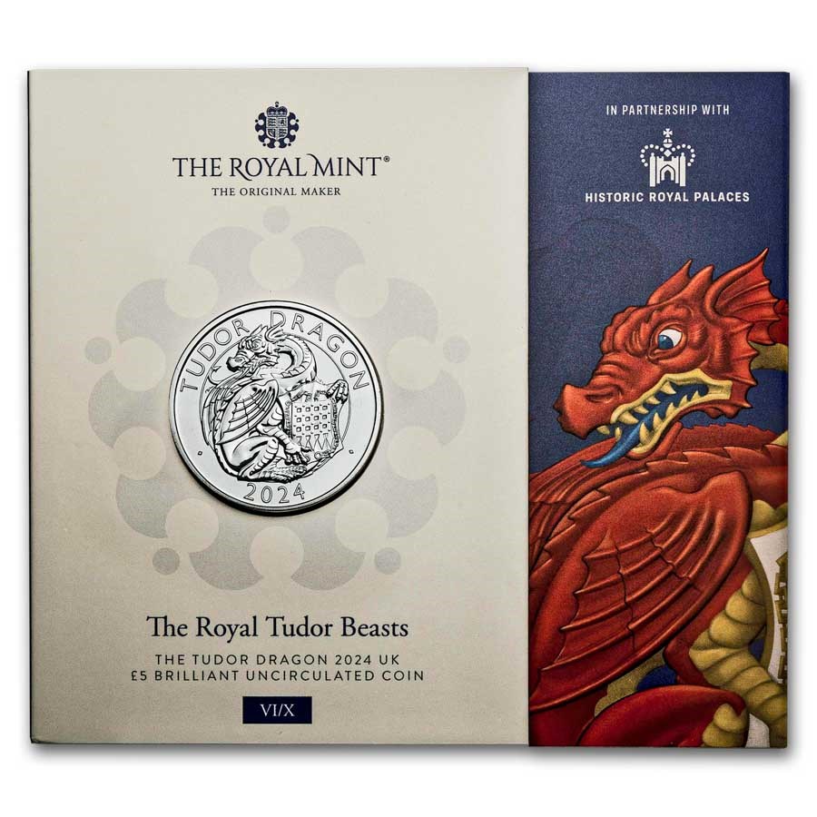2024 GB Royal Tudor Beasts Tudor Dragon (in Display Card)