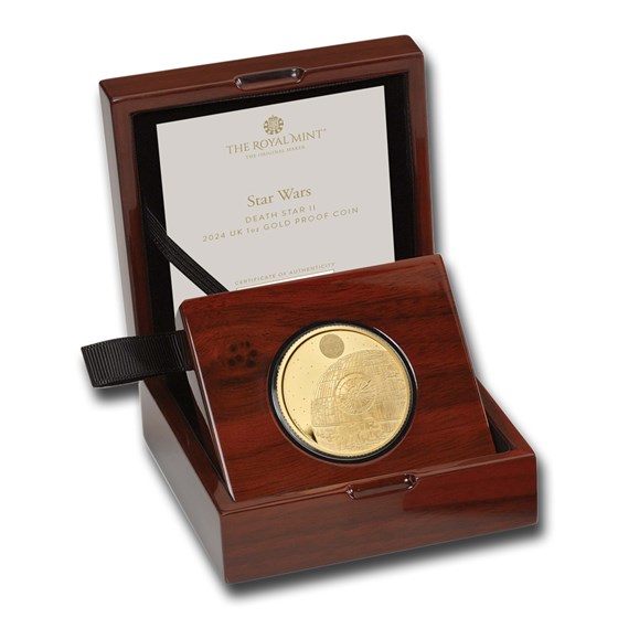 2024 GB Star Wars: Death Star II 1 oz Gold £100 Prf Coin 2024 GB Star Wars: Death Star II 1 oz Gold £100 Prf Coin