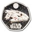 2024 GB Star Wars: Millennium Falcon 50 Pence Silver PF-70 NGC