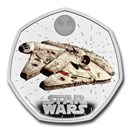 2024 GB Star Wars: Millennium Falcon 50 Pence Silver Proof Coin