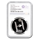 2024 GB Star Wars: TIE Fighter 1 oz Silver £2 PF-70 UCAM NGC