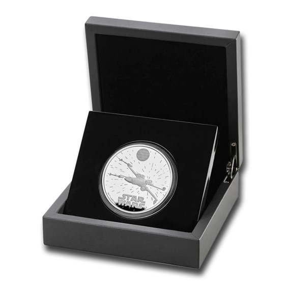 2024 GB Star Wars: X-WING 5 oz Silver £10 Proof Coin 2024 GB Star Wars: X-WING 5 oz Silver £10 Proof Coin