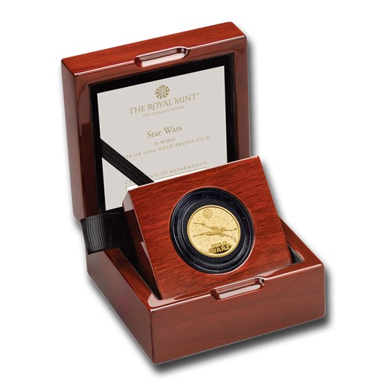 2024 GB Star Wars :X-WING Gold 1/4 oz Proof Coin 2024 GB Star Wars :X-WING Gold 1/4 oz Proof Coin