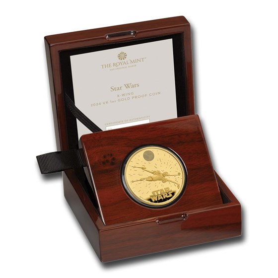 2024 GB Star Wars :X-WING Gold 1 oz Proof Coin 2024 GB Star Wars :X-WING Gold 1 oz Proof Coin