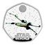 2024 GB Star Wars: X-Wing Silver 50 Pence Proof Color Coin