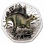 2024 GB Stegosaurus 50p Silver Proof Color Coin