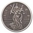 2024 Gibraltar 1 oz Silver Lady Justice Antique
