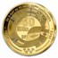2024 Gold €50 80th Anniversary of D-Day Proof: Omaha Beach