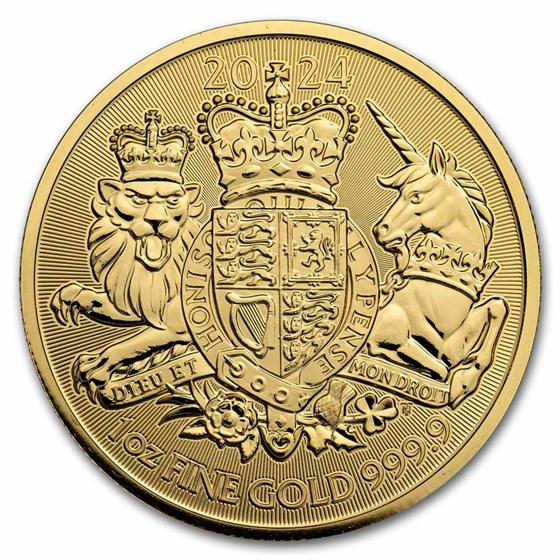 2024 Great Britain 1 oz Gold The Royal Arms BU 2024 Great Britain 1 oz Gold The Royal Arms BU