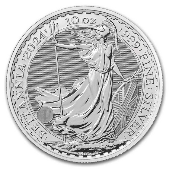 2024 Great Britain 10 oz Silver Britannia BU 2024 Great Britain 10 oz Silver Britannia BU