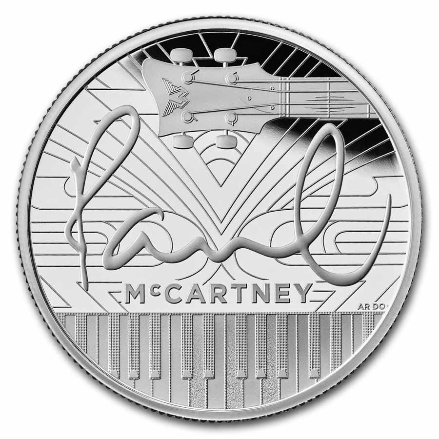 2024 Great Britain 2 oz Silver Music Legends: Paul McCartney Prf
