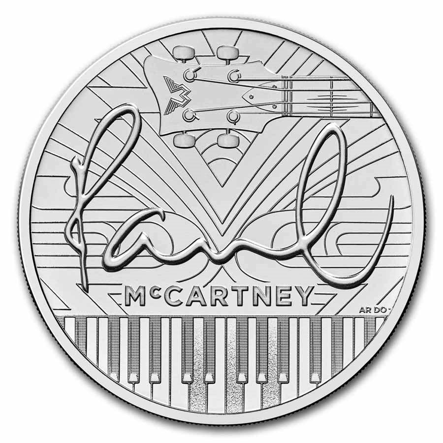 2024 Great Britain £5 Music Legends: Paul McCartney BU