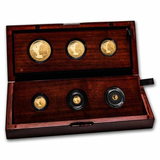 2024 Great Britain 6-Coin Gold Britannia Proof Set 2024 Great Britain 6-Coin Gold Britannia Proof Set